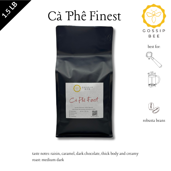 GossipBee Ca Phe Finest Arabica Robusta Vietnamese Specialty Coffee Beans