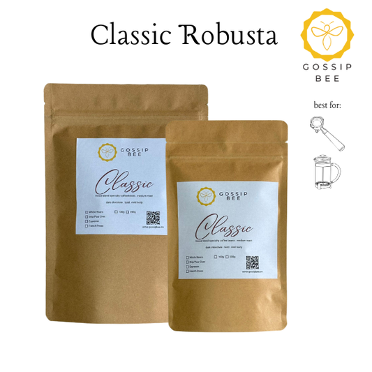 GossipBee House Blend Classic Robusta Specialty Coffee Beans