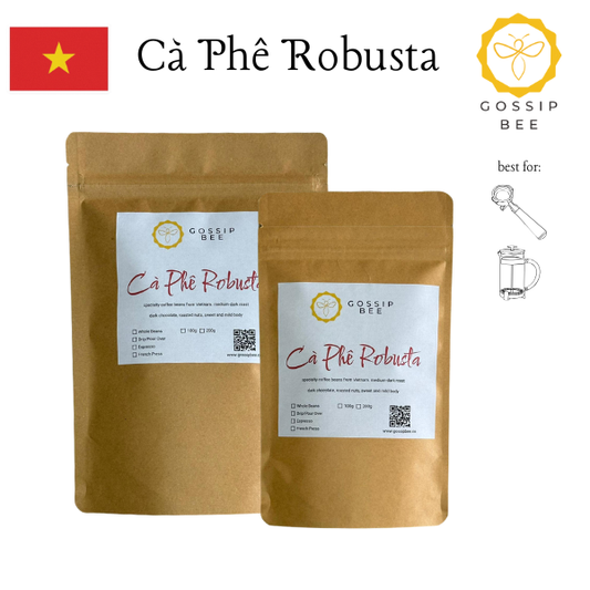 GossipBee Ca Phe Robusta Vietnamese Specialty Coffee Beans