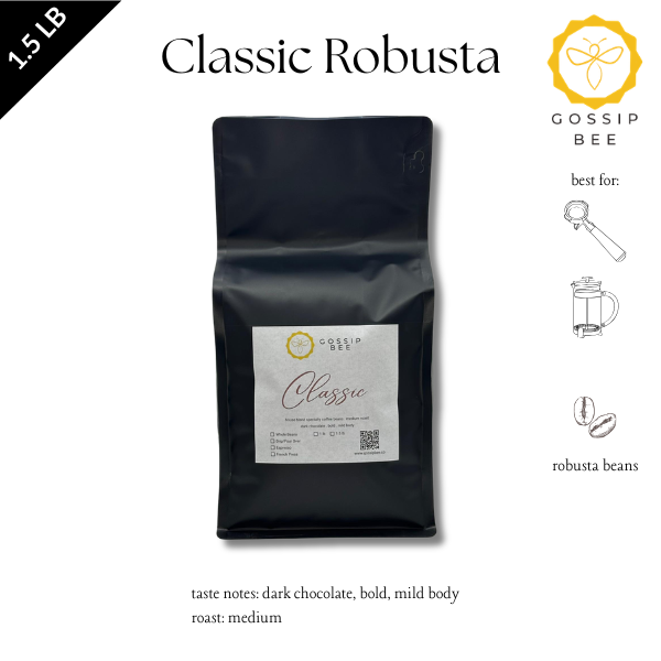 GossipBee Premium House Blend Signature Arabica Classic Robusta Specialty Coffee Beans