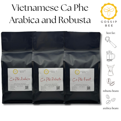 GossipBee Ca Phe Finest Arabica Robusta Vietnamese Specialty Coffee Beans