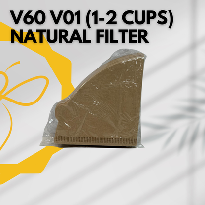 GossipBee V60 Natural White Filter Paper