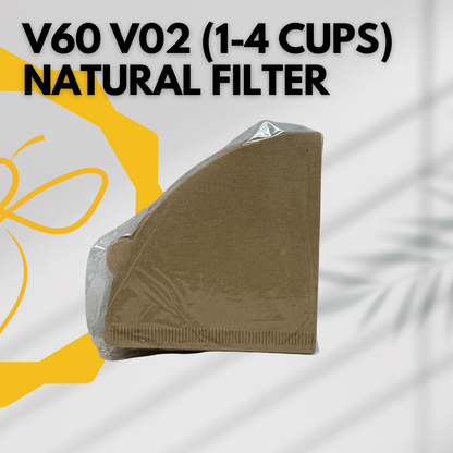 GossipBee V60 Natural White Filter Paper